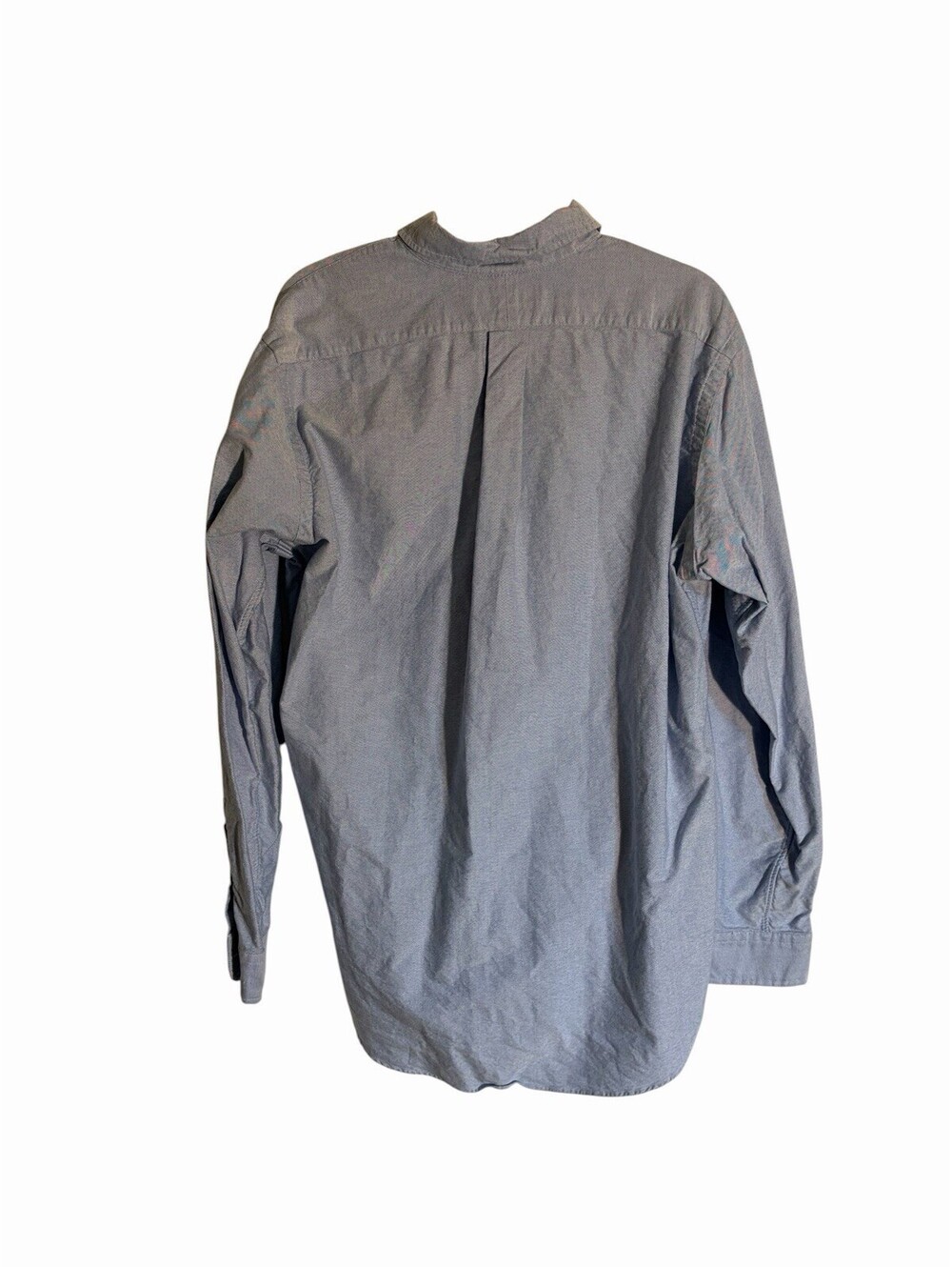 Ralph Lauren Men's L Cotton Woven Classic Fit Blue Button-Down Shirt - Picture 2 of 5